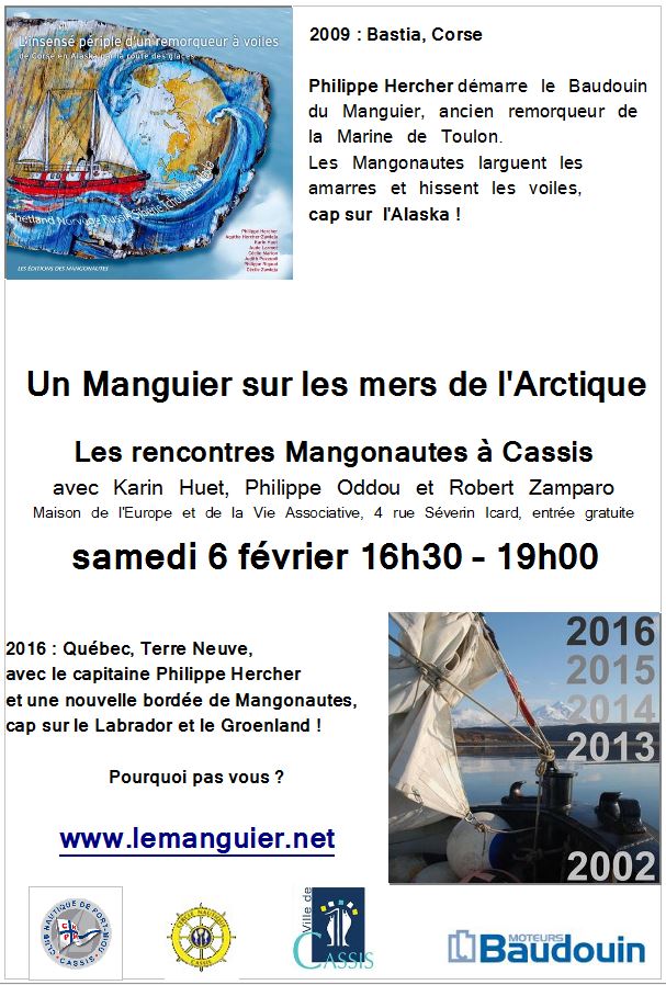 Conférence «Rencontres du Manguier» Cassis 06 février 2016